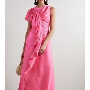 Ulla Johnson Lali Dress Size 0 Bubblegum Pink Midi Dress